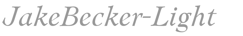 JakeBecker-Light