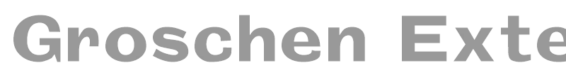 Groschen Extended