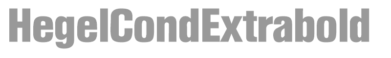 HegelCondExtrabold