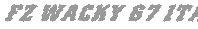 FZ WACKY 67 ITALIC