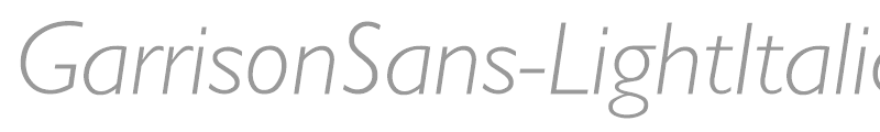 GarrisonSans-LightItalic