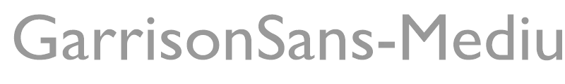 GarrisonSans-Medium