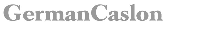 GermanCaslon