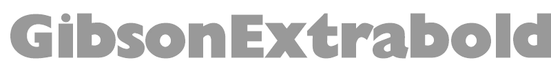 GibsonExtrabold