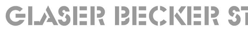 Glaser Becker Stencil