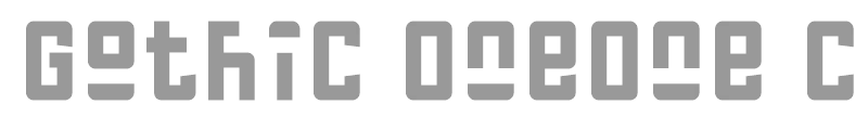 Gothic OneOne Condensed