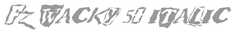 FZ WACKY 50 ITALIC
