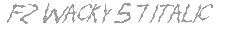 FZ WACKY 57 ITALIC