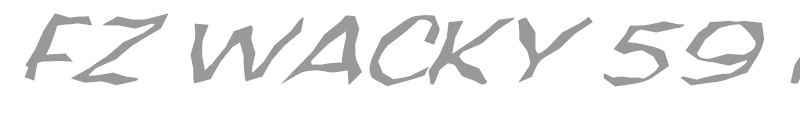 FZ WACKY 59 ITALIC