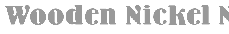 Wooden Nickel