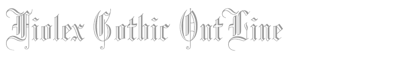 Fiolex Gothic OutLine
