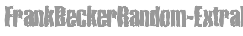 FrankBeckerRandom-ExtraBold