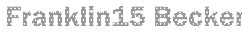 Franklin15 Becker