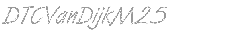 DTCVanDijkM25