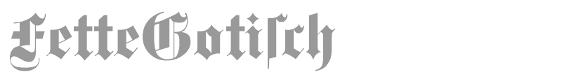 FetteGotisch