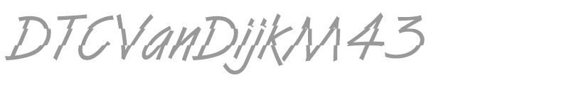 DTCVanDijkM43
