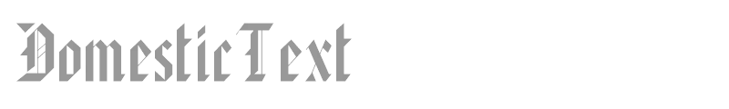 DomesticText