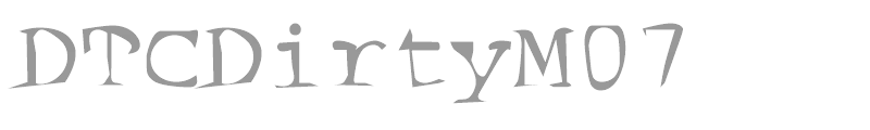 DTCDirtyM07