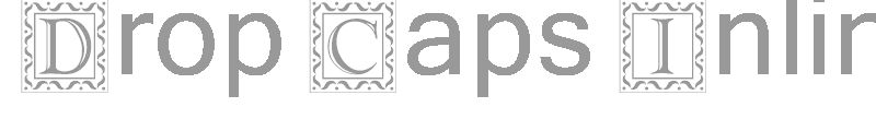 Drop Caps Inline