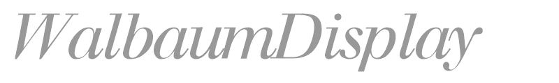 WalbaumDisplay
