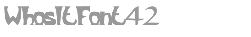 WhosItFont42