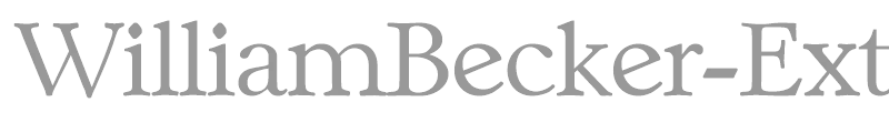 WilliamBecker-ExtraLight