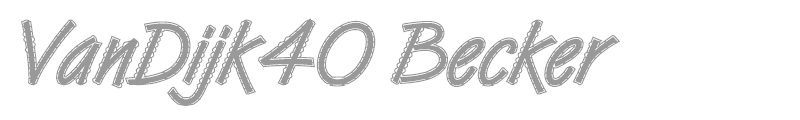 VanDijk40 Becker