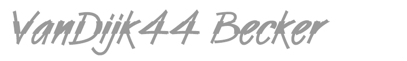 VanDijk44 Becker