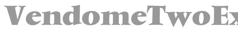 VendomeTwoExtrabold