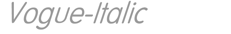 Vogue-Italic