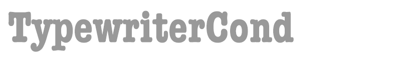 TypewriterCond