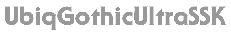 UbiqGothicUltraSSK
