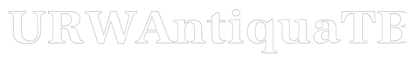URWAntiquaTBolOu1