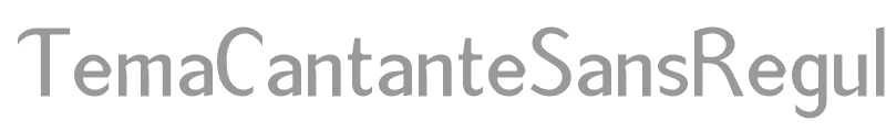 TemaCantanteSansRegular
