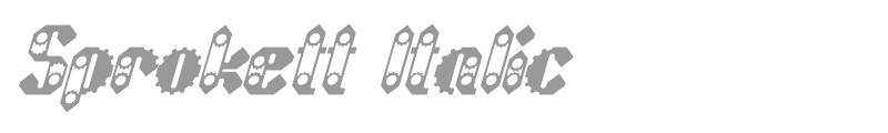 Sprokett Italic