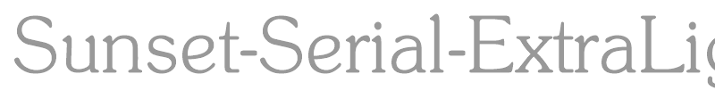 Sunset-Serial-ExtraLight