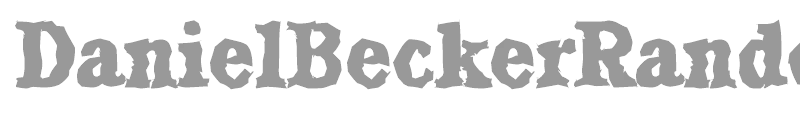 DanielBeckerRandom-ExtraBold