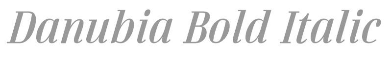 Danubia Bold Italic