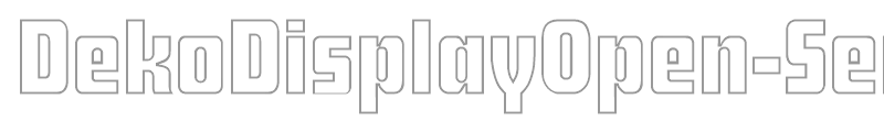 DekoDisplayOpen-Serial