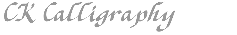 CK Calligraphy