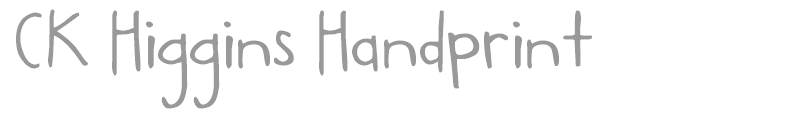 CK Higgins Handprint