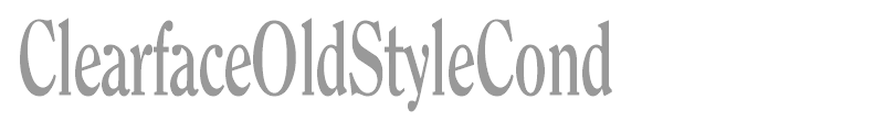 ClearfaceOldStyleCond