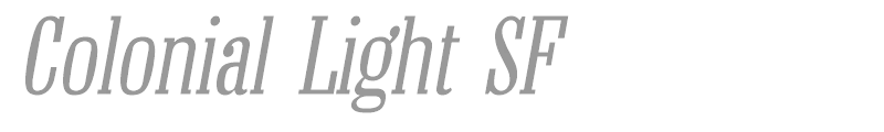 Colonial Light SF
