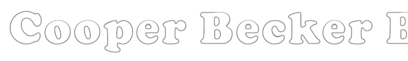 Cooper Becker Black Outline