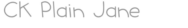 CK Plain Jane