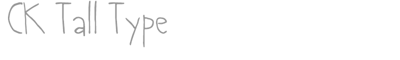 CK Tall Type