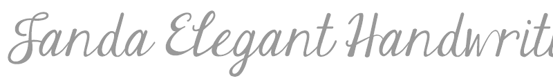 Janda Elegant Handwriting