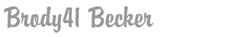 Brody41 Becker
