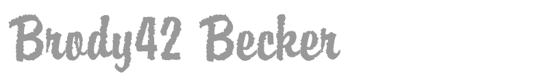 Brody42 Becker
