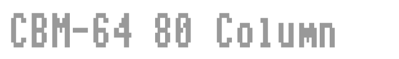 CBM-64 80 Column